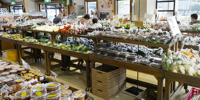 道の駅さかいの茨城お土産・名産品コーナー