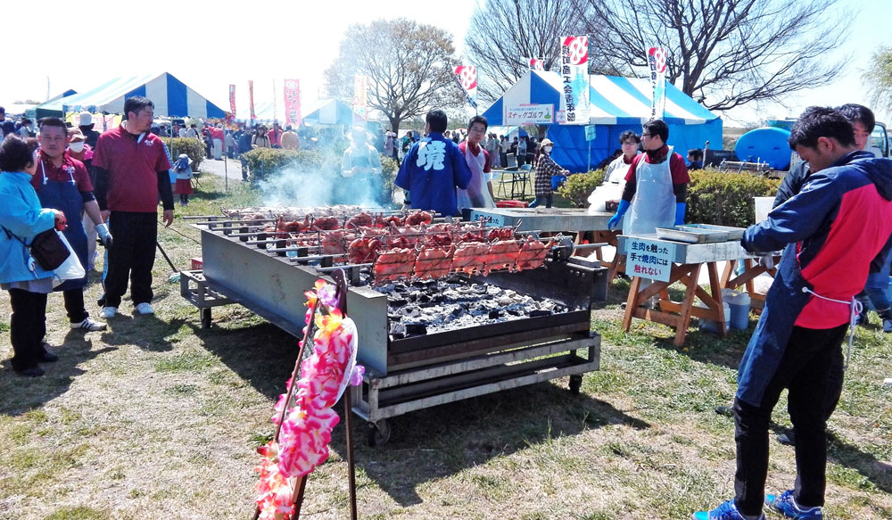 茨城県境町さかい河岸フェスティバル：食べ物